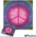 Decal Skin compatible with Sony PS3 Slim Tie Dye Peace Sign 110