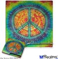 Decal Skin compatible with Sony PS3 Slim Tie Dye Peace Sign 111