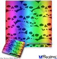 Decal Skin compatible with Sony PS3 Slim Rainbow Skull Collection