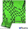 Decal Skin compatible with Sony PS3 Slim Ripped Fishnets Green