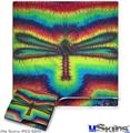 Decal Skin compatible with Sony PS3 Slim Tie Dye Dragonfly