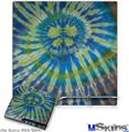 Decal Skin compatible with Sony PS3 Slim Tie Dye Peace Sign Swirl