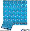 Decal Skin compatible with Sony PS3 Slim Seahorses and Shells Blue Medium