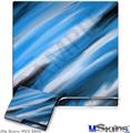 Decal Skin compatible with Sony PS3 Slim Paint Blend Blue