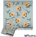 Decal Skin compatible with Sony PS3 Slim Poppy Orange Light Blue