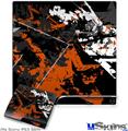 Decal Skin compatible with Sony PS3 Slim Baja 0003 Burnt Orange