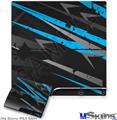Decal Skin compatible with Sony PS3 Slim Baja 0014 Blue Medium
