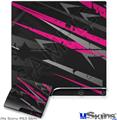 Decal Skin compatible with Sony PS3 Slim Baja 0014 Hot Pink