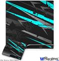 Decal Skin compatible with Sony PS3 Slim Baja 0014 Neon Teal