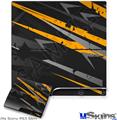 Decal Skin compatible with Sony PS3 Slim Baja 0014 Orange