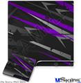 Decal Skin compatible with Sony PS3 Slim Baja 0014 Purple