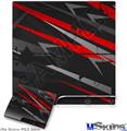 Decal Skin compatible with Sony PS3 Slim Baja 0014 Red