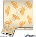 Decal Skin compatible with Sony PS3 Slim Oranges Orange