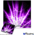 Decal Skin compatible with Sony PS3 Slim Lightning Purple