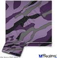 Decal Skin compatible with Sony PS3 Slim Camouflage Purple