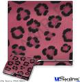 Decal Skin compatible with Sony PS3 Slim Leopard Skin Pink