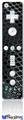 Wii Remote Controller Face ONLY Skin - Dark Mesh