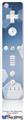 Wii Remote Controller Face ONLY Skin - Bokeh Hex Blue