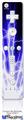 Wii Remote Controller Face ONLY Skin - Lightning Blue