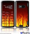 LG enV2 Skin - Fire Flames on Black