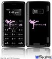 LG enV2 Skin - Fight Like A Girl Breast Cancer Kick Boxer