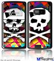 LG enV2 Skin - Rainbow Plaid Skull