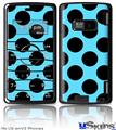 LG enV2 Skin - Kearas Polka Dots Black And Blue