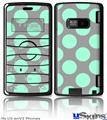 LG enV2 Skin - Kearas Polka Dots Mint And Gray