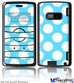 LG enV2 Skin - Kearas Polka Dots White And Blue