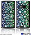 LG enV2 Skin - Splatter Girly Skull Rainbow