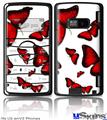 LG enV2 Skin - Butterflies Red