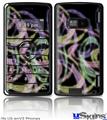 LG enV2 Skin - Neon Swoosh on Black