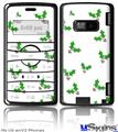 LG enV2 Skin - Holly Leaves on White