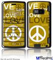 LG enV2 Skin - Love and Peace Yellow