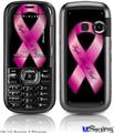 LG Rumor 2 Skin - Fight Like a Girl Breast Cancer Pink Ribbon on Black