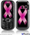 LG Rumor 2 Skin - Hope Breast Cancer Pink Ribbon on Black