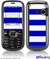 LG Rumor 2 Skin - Psycho Stripes Blue and White