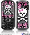 LG Rumor 2 Skin - Pink Bow Skull