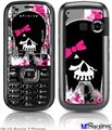 LG Rumor 2 Skin - Scene Kid Girl Skull