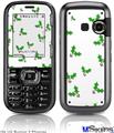 LG Rumor 2 Skin - Holly Leaves on White