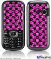 LG Rumor 2 Skin - Skull Crossbones Checkerboard