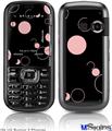 LG Rumor 2 Skin - Lots of Dots Pink on Black