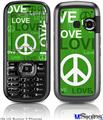 LG Rumor 2 Skin - Love and Peace Green