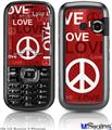 LG Rumor 2 Skin - Love and Peace Red