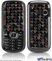 LG Rumor 2 Skin - Kearas Hearts Black