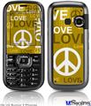 LG Rumor 2 Skin - Love and Peace Yellow