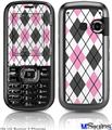 LG Rumor 2 Skin - Argyle Pink and Gray