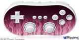 Wii Classic Controller Skin - Fire Flames Pink