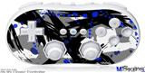 Wii Classic Controller Skin - Abstract 02 Blue