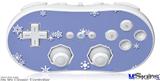 Wii Classic Controller Skin - Snowflakes